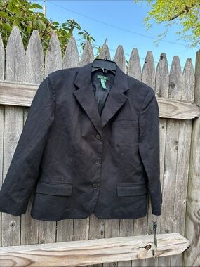 Ralph Lauren XL black 3 button blazer. NWT!